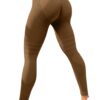 Leggings donna palestra vita alta senza cuciture HUYTBYG-0