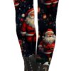 Leggings natalizi donna Babbo Natale HUYTBYG comodi yoga-1