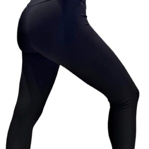 Leggings donna Lookus elastici morbidi vita alta controllo-0