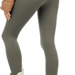 Leggings donna IREM foderati in pile vita alta fitness-0