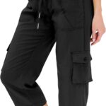 Pantaloni cargo donna trekking leggeri CRX asciugatura-0