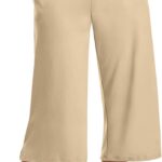 Pantaloni donna gamba larga Trendy Capri Pants yoga viaggio-0