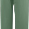 Pantaloni donna lino gamba larga Fashion Pants vita alta-3
