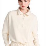 Felpa donna Sweaty Betty mezza zip tessuto riciclato