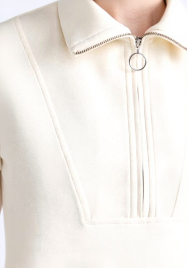 Felpa donna Sweaty Betty mezza zip tessuto riciclato