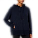 Felpa con Cappuccio Sweaty Betty Liberate Luxe Pile Navy
