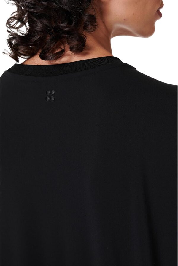 Abito donna Sweaty Betty Explorer leggero girocollo nero-2