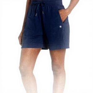 Pantaloncini Donna Sweaty Betty Explorer Blu Tessuto