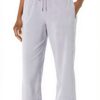 Pantaloni donna Sweaty Betty Serene Luxe pile viola