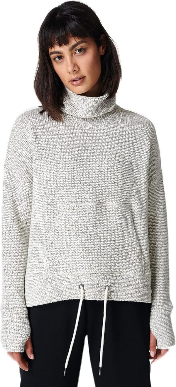 Maglia di Tuta Sweaty Betty Boucle Morbida Donna Bianco-0