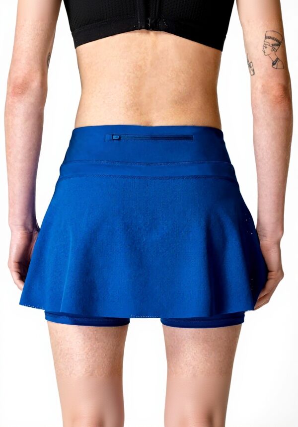 Pantaloncini da Tennis Sweaty Betty Swift Skort Donna Blu