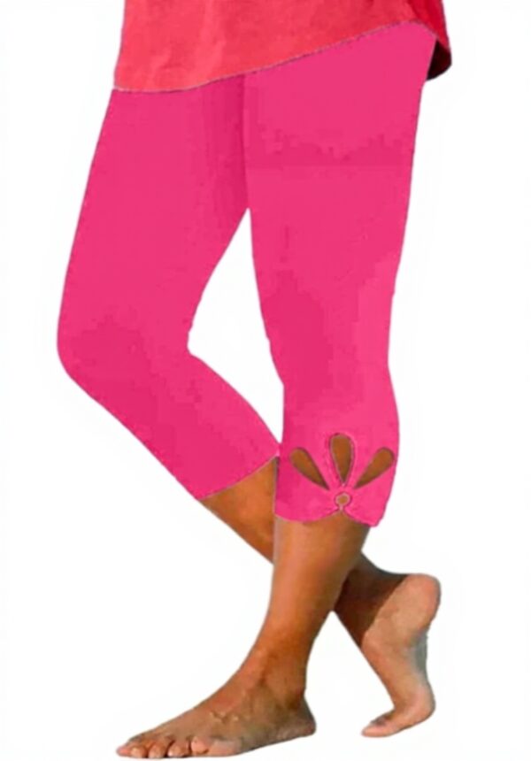 Leggings donna taglia 16 a righe vita alta plus size