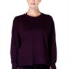 Felpa Donna Sweaty Betty After Class Longline Viola Ciliegia
