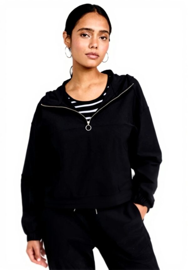 Felpa con cappuccio donna Sweaty Betty Arctic Explorer Nero