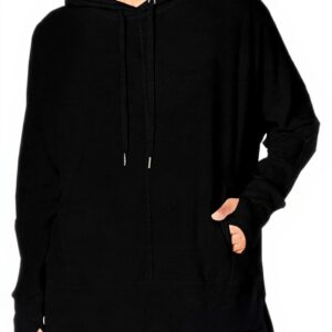 Felpa con cappuccio Sweaty Betty pile lusso donna nero