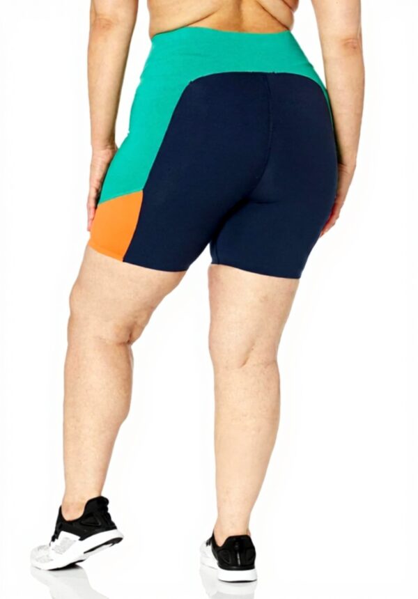 Pantaloncini sportivi Sweaty Betty donna alta vita blu navy