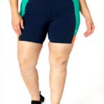 Pantaloncini sportivi Sweaty Betty donna alta vita blu navy