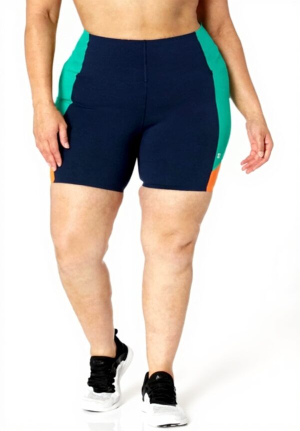 Pantaloncini sportivi Sweaty Betty donna alta vita blu navy