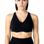 Reggiseno sportivo Sweaty Betty Power Contour donna nero