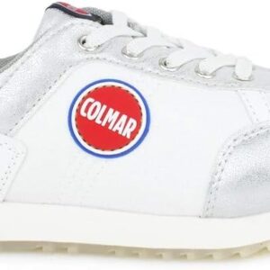 Colmar Scarpe Bambine Pelle Stringate Tacco Piatto Bianco-0
