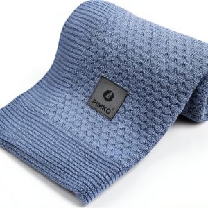 Coperta Bambù per Bambini PIMKO Azzurro Leggera-0